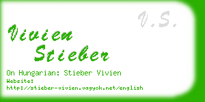 vivien stieber business card